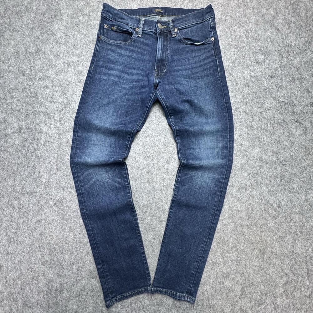 Polo Ralph Lauren The Sullivan Slim Jeans Mens 30x32 Blue Tapered Denim Casual